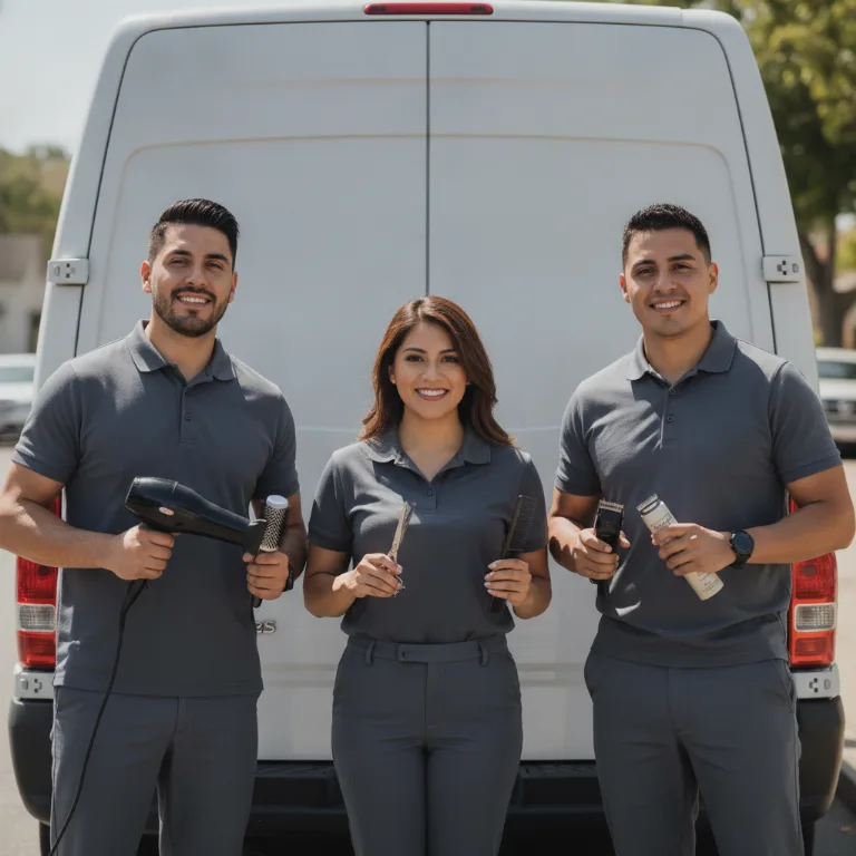 Cabeleireiro de Luxo equipe em Novo Gama